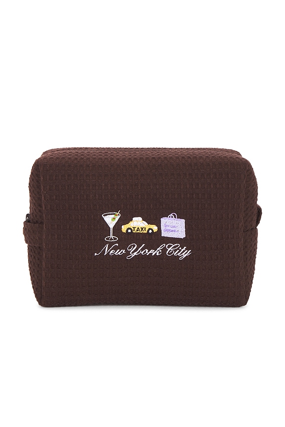 view 1 of 6 BOLSA WAFFLE POUCH in Chocolate