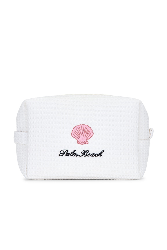 view 1 of 4 Palm Beach Waffle Pouch in Cloud