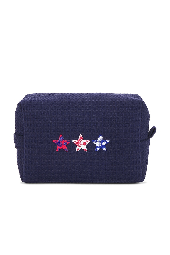 view 1 of 4 POCHETTE WAFFLE POUCH in Navy