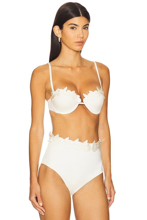 view 2 of 4 Sylva Bikini Top in Ivory