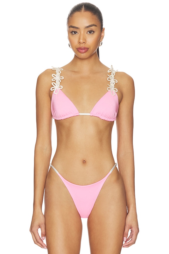 view 1 of 4 TOP BIKINI FIORI in Pink