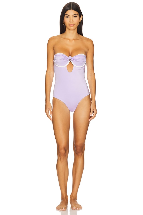 view 2 of 4 СЛИТНЫЙ КУПАЛЬНИК CHORA in Lilac