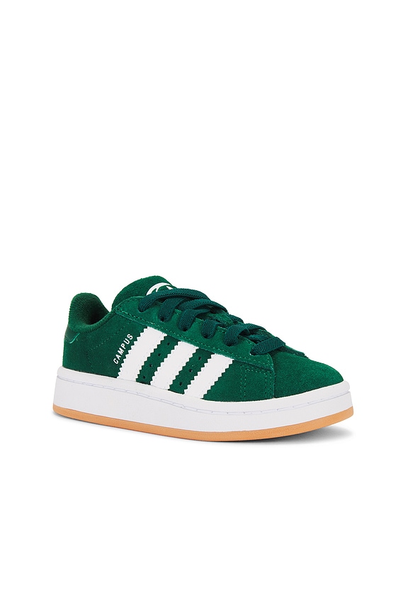 view 2 of 6 ZAPATILLA DEPORTIVA CAMPUS in Dark Green, White, & Gum