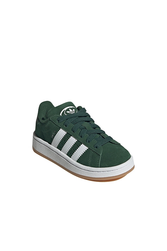 view 2 of 6 Kids Campus 00s Sneaker in Green & White