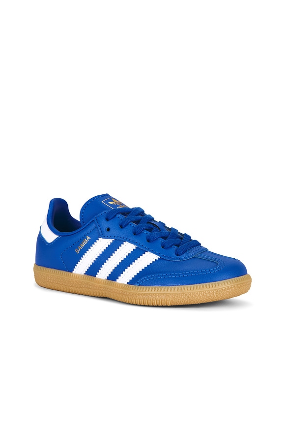 view 2 of 6 Kids Samba Og Sneaker in Blue, White & Gum