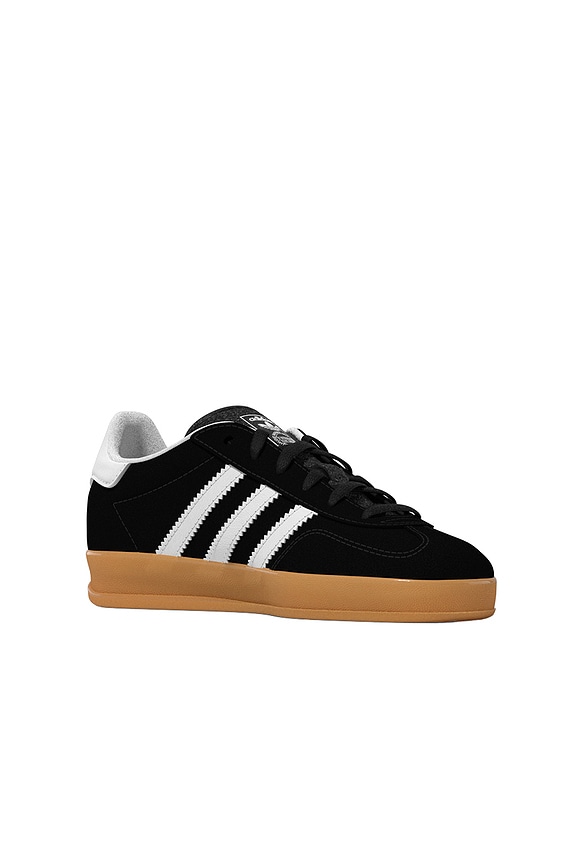 view 2 of 3 ZAPATILLA DEPORTIVA GAZELLE INDOOR in Black, White & Gum 2