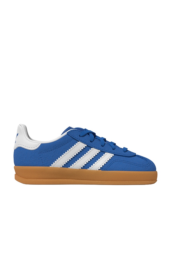 view 1 of 3 ZAPATILLA DEPORTIVA GAZELLE INDOOR in Bluebird, White & Gum 2