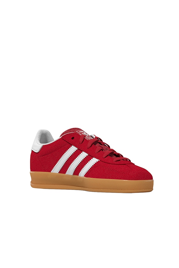 view 2 of 3 Kids Gazelle Indoor in Scarlet, White & Gum 2