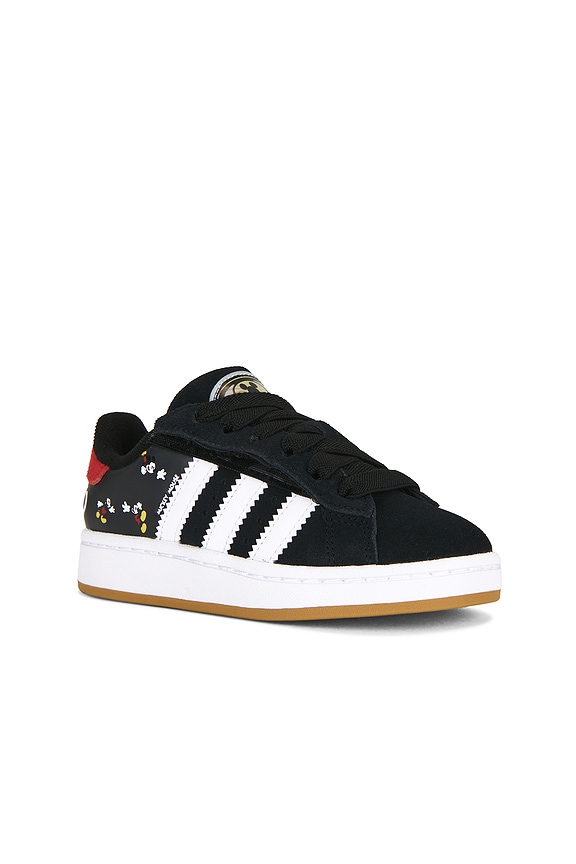 view 2 of 6 Kids Campus 00s Led Lights Sneaker in Core Black, White & Red