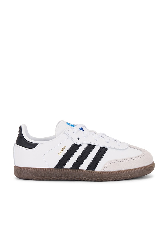 view 1 of 6 Toddler Samba OG Sneaker in White, Black, & Gum