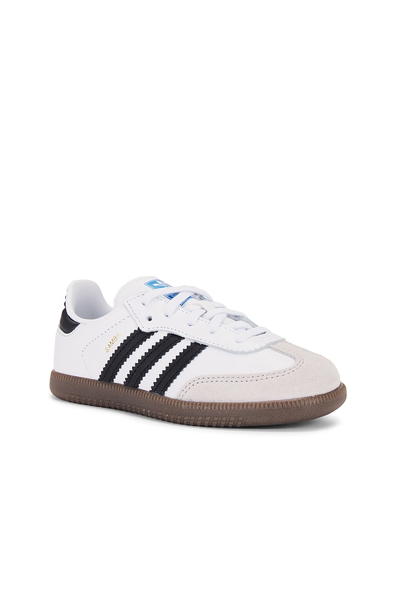 view 2 of 6 Toddler Samba OG Sneaker in White, Black, & Gum