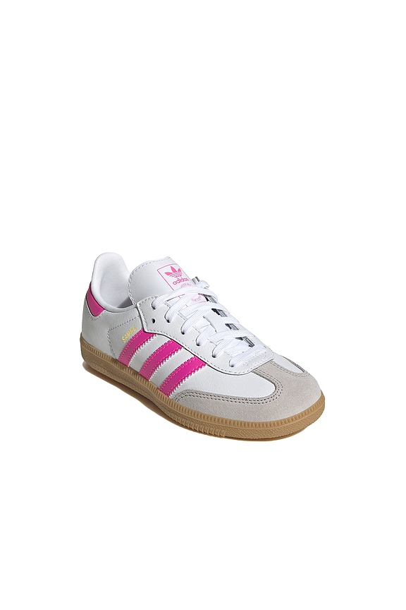view 2 of 4 ZAPATILLA DEPORTIVA SAMBA OG in White & Lucid Pink