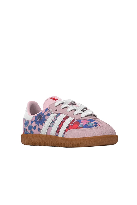 view 2 of 3 SNEAKERS LIBERTY SAMBA OG in Clear Pink, White & Gum 3