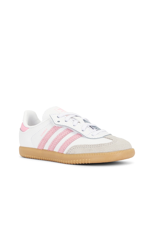 view 2 of 6 Toddler Samba Og in White, Light Pink & Gum 3
