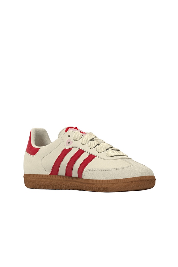 view 2 of 3 SNEAKERS VALENTINES DAY SAMBA OG in Cream White, Better Scarlet & Gum 3