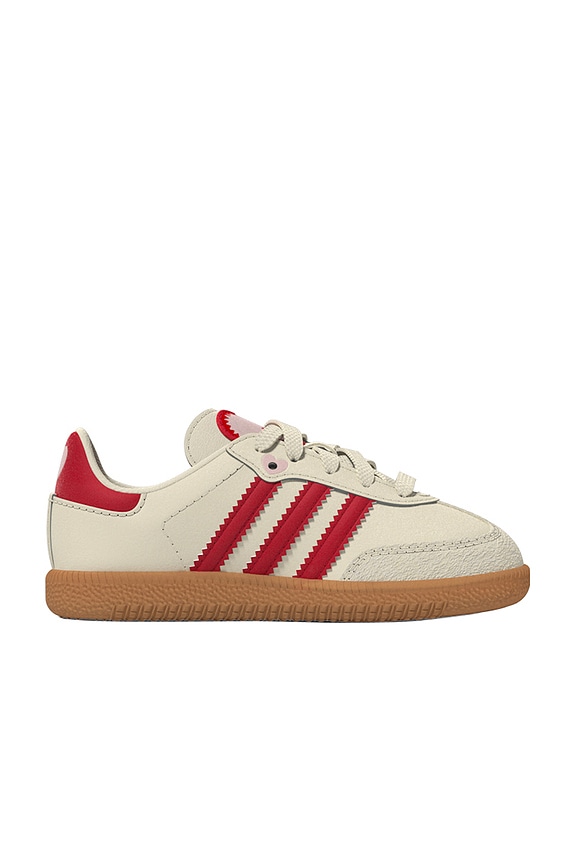 view 1 of 3 Toddler Valentines Day Samba Og in Cream White, Better Scarlet & Gum 3