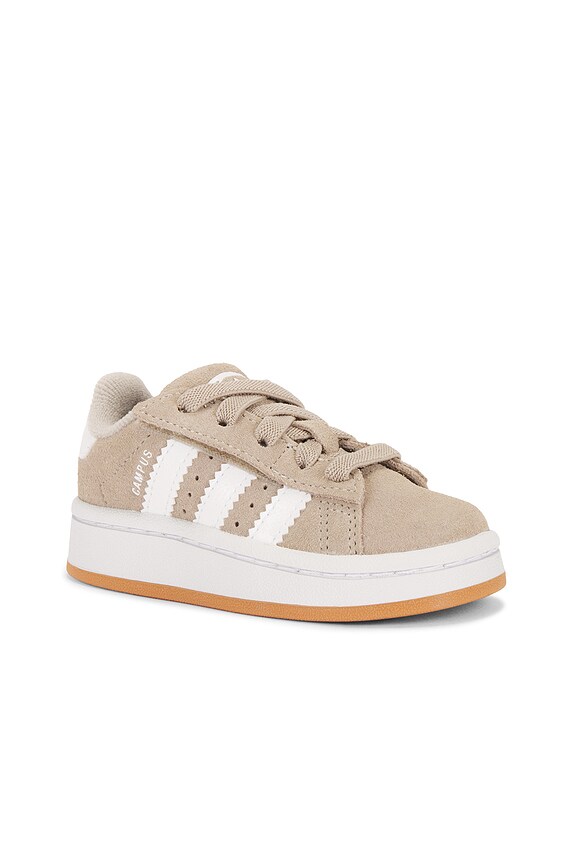 view 2 of 6 Toddler Campus 00s Sneaker in Wonder Beige, White, & Gum