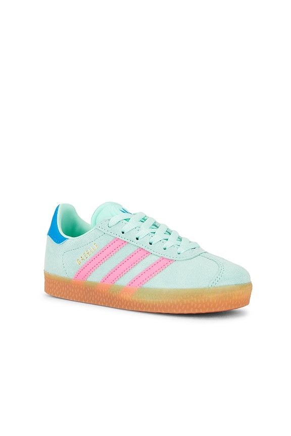 view 2 of 6 SNEAKERS GAZELLE in Clear Mint, Bliss Pink, & Bright Blue