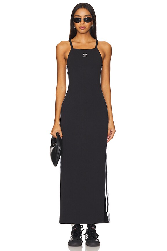 view 2 of 3 ROBE MAXI 3 STRIPE in Black