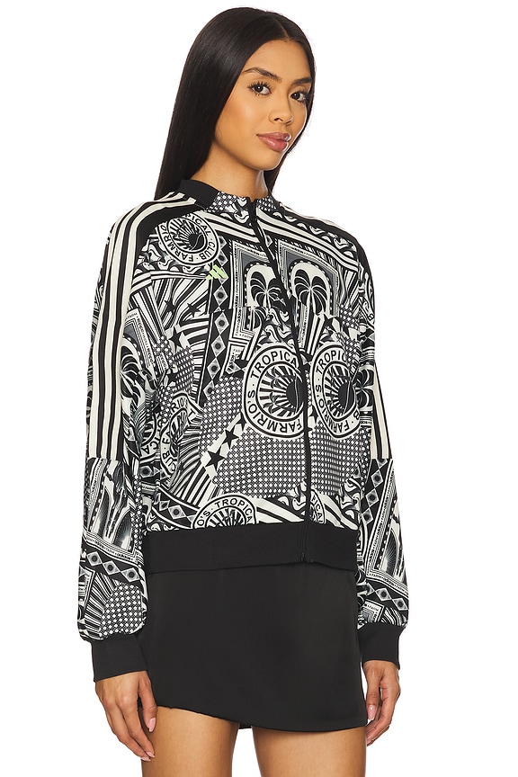 view 2 of 5 X Farm Tiro Track Jacket in Cream White & Black