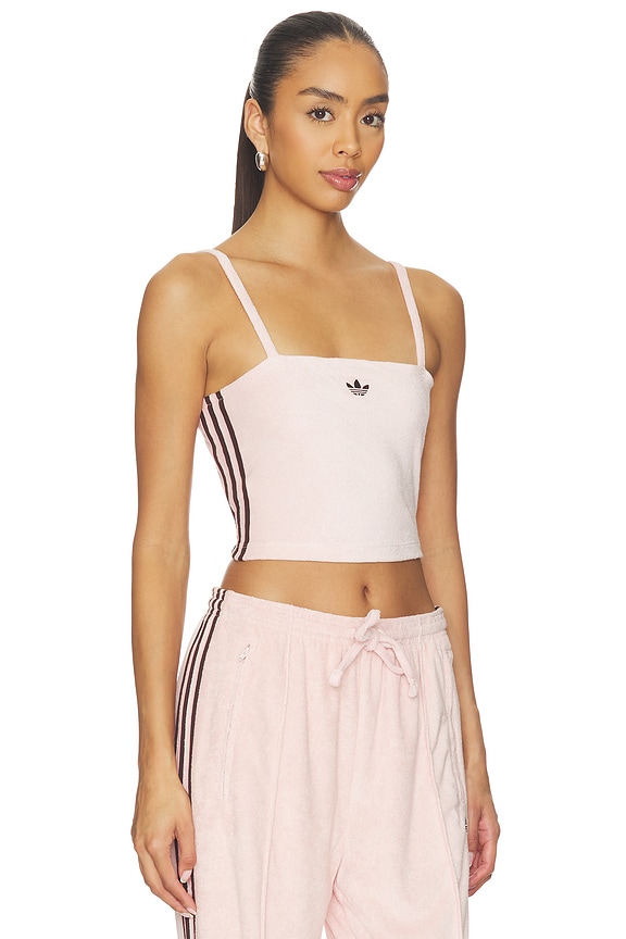 view 2 of 5 Terry Towel Tank Top in Sandy Pink