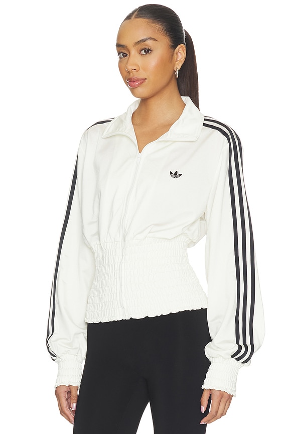 view 2 of 5 Smocked Firebird Track Top in Off White