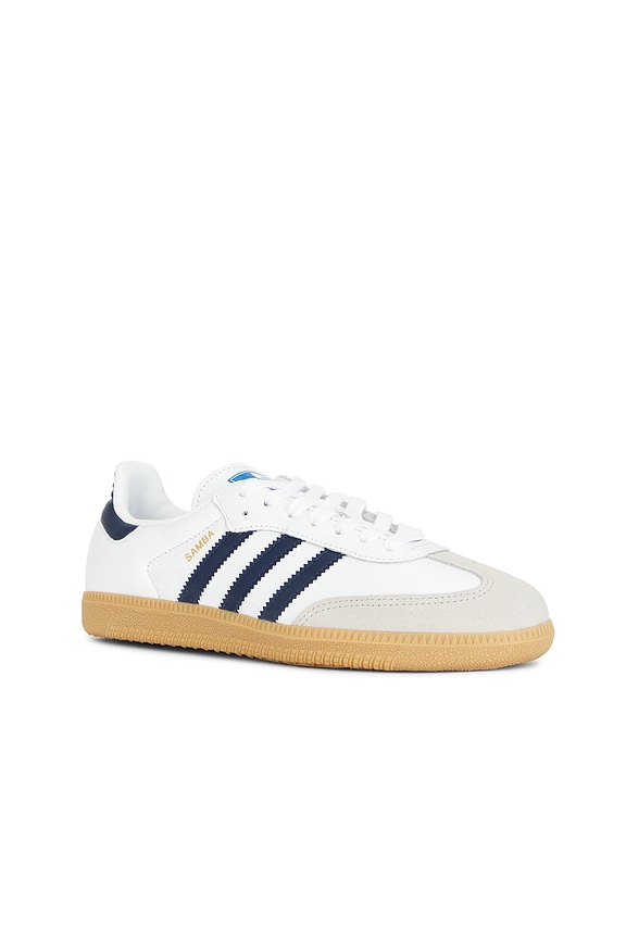 view 2 of 6 ZAPATILLA DEPORTIVA SAMBA OG in White, Night Indigo, & Gum