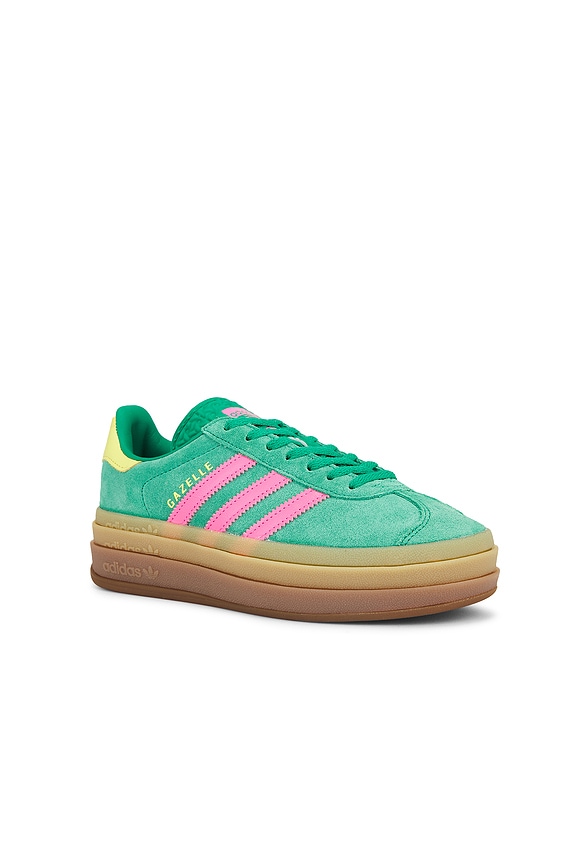 view 2 of 6 Gazelle Bold in Court Green, Lucid Pink, & Pure Sulfur