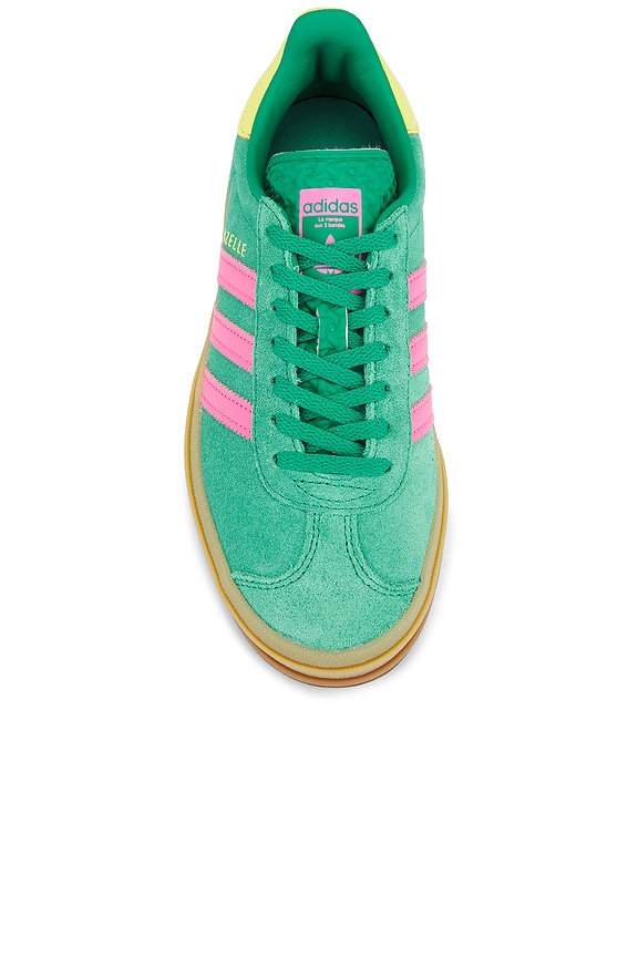 adidas Originals GAZELLE BOLD スニーカー - Court Green, Lucid Pink