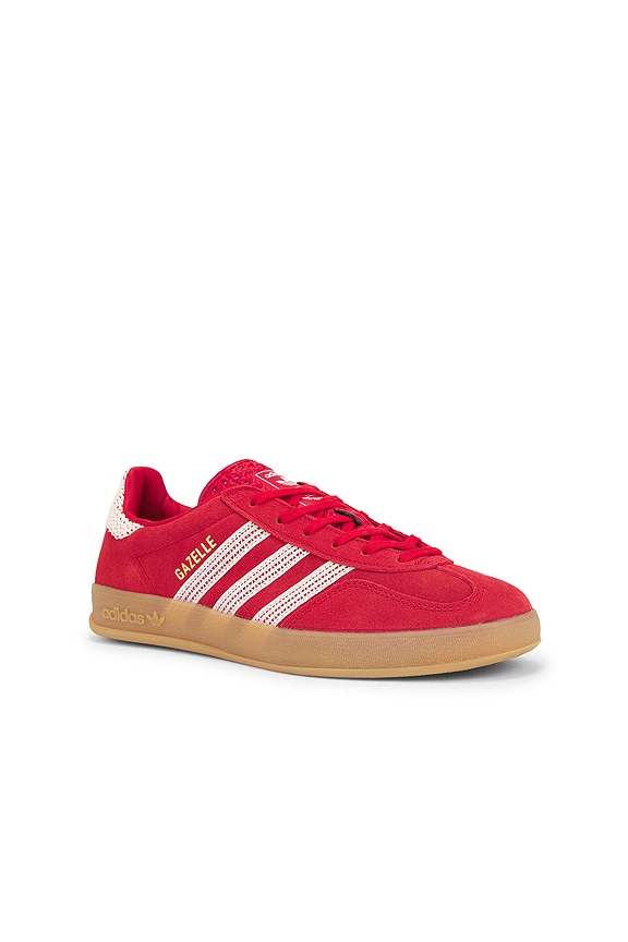 view 2 of 6 ZAPATILLA DEPORTIVA GAZELLE INDOOR in Better Scarlet, Wonder White, & Gum 3