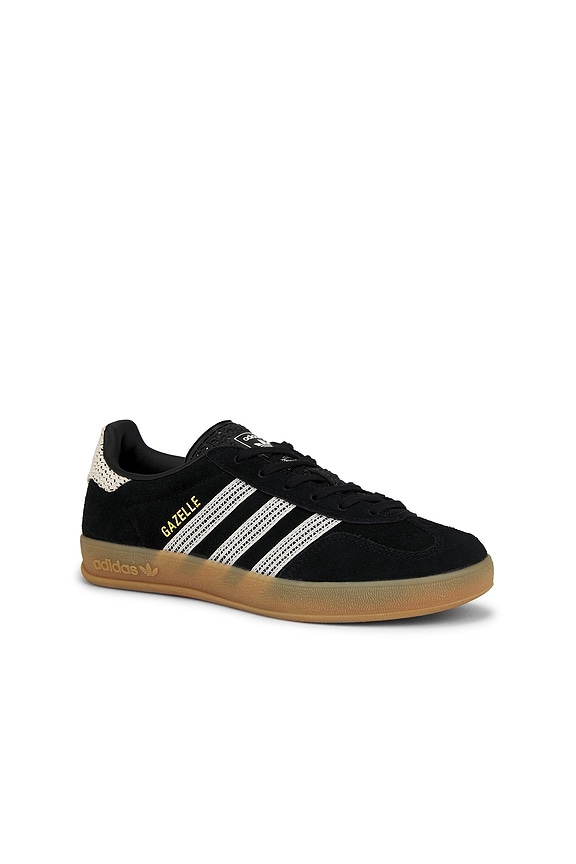 view 2 of 6 ZAPATILLA DEPORTIVA GAZELLE INDOOR in Core Black, Wonder White, & Gum 3