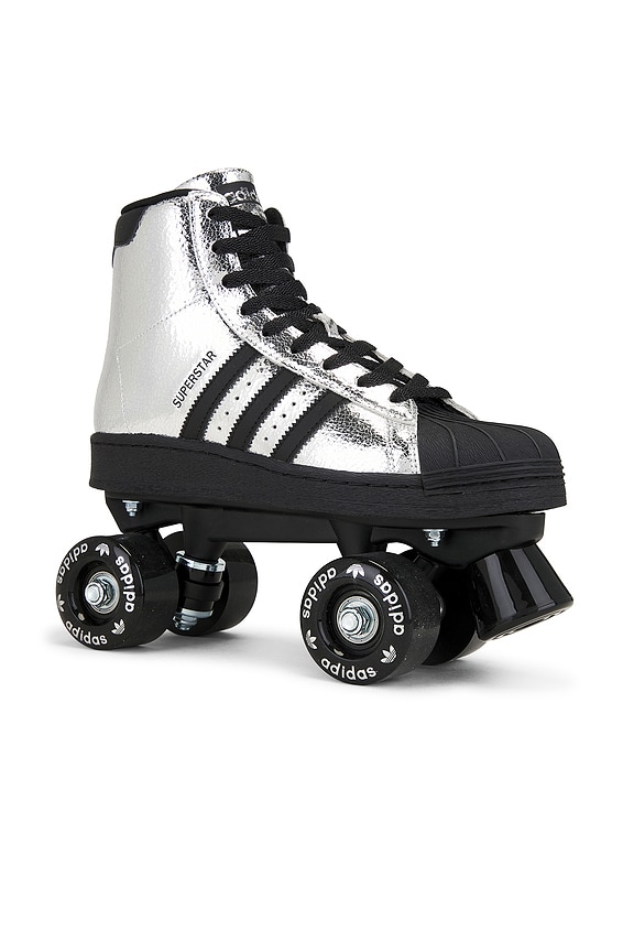 view 2 of 6 Superstar 82 Skate in Silver, Core Black, & White