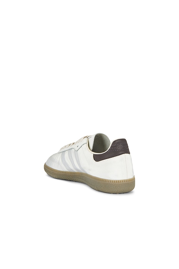 Adidas Samba Decon Sneakers 3 Stripe Core White Charcoal Putty Beige 5 NWT Adidas Samba Decon White Charcoal for sale | eBay main image 3