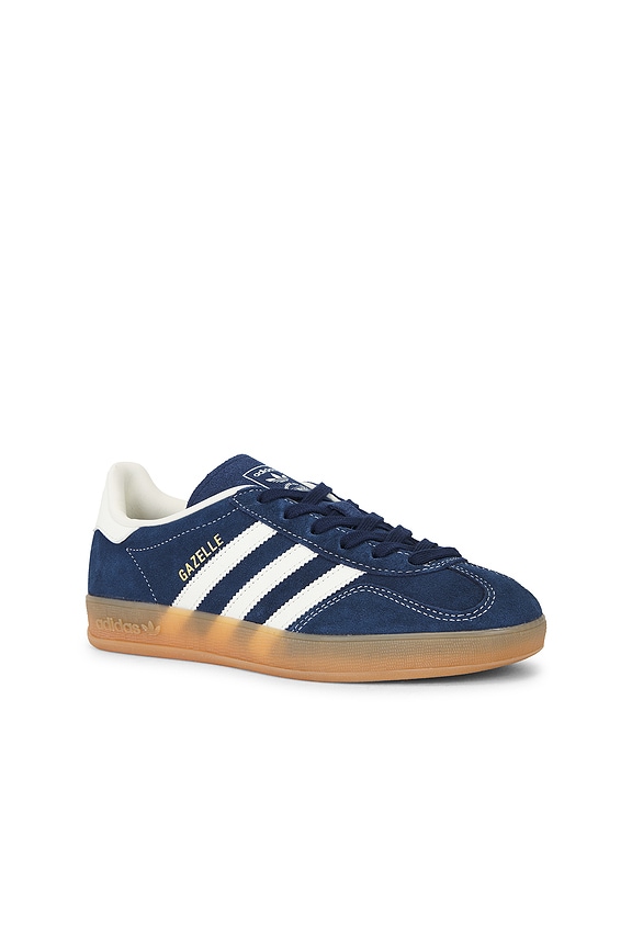 view 2 of 7 КРОССОВКИ GAZELLE in Night Indigo, Off White, & Gold Metallic