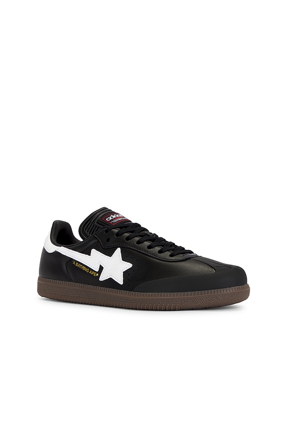 view 2 of 7 ZAPATILLA DEPORTIVA SAMBA BAPE in Core Black, Footwear White & Gum5