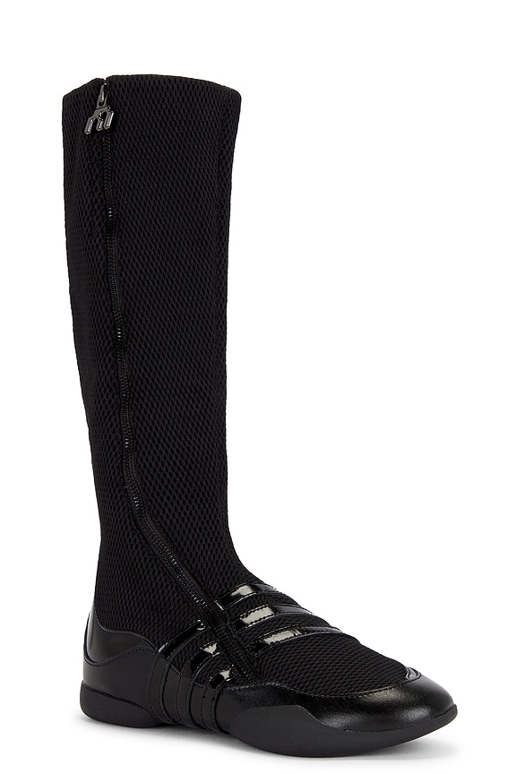 view 2 of 5 x Miaou Boot in Core Black & Silver Metallic