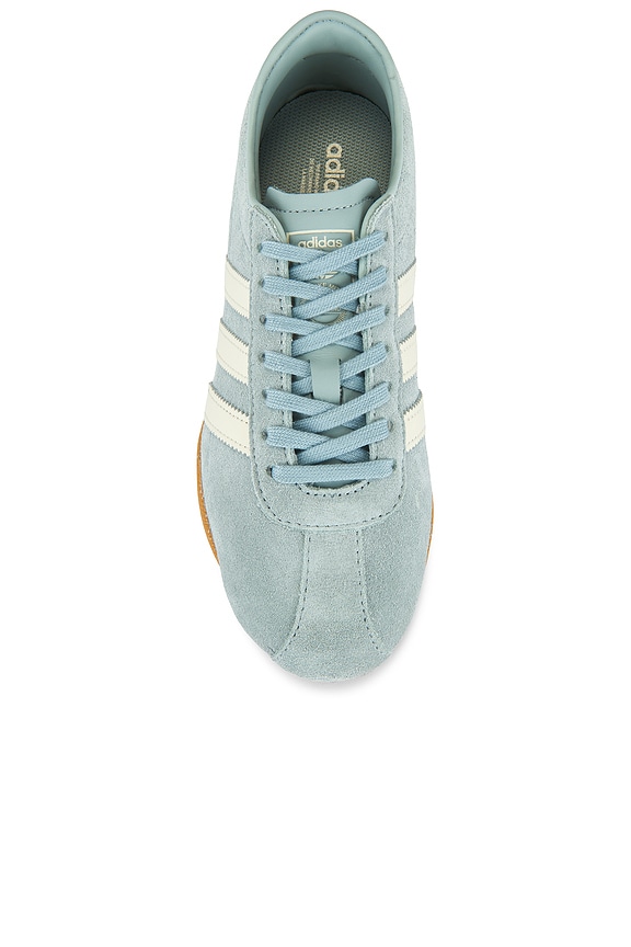 adidas Originals Tokyo Sneaker in Wonder Sage, Off White & Gum 3