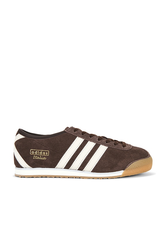 view 1 of 7 Italia 70s Sneaker in Dark Brown, Alumina & Gold Metallic