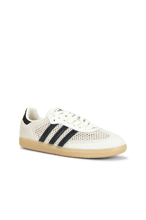 view 2 of 7 Samba OG Sneaker in Off White, Carbon & Gold Metallic