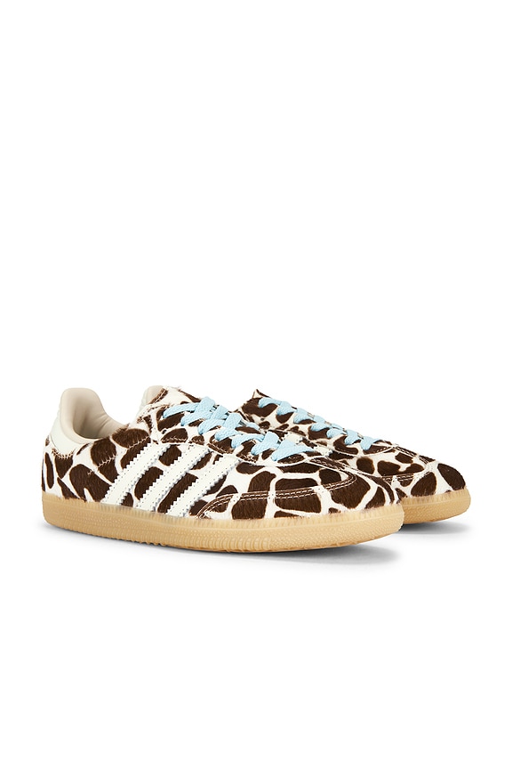 view 2 of 7 Samba OG Sneaker in Crystal Linen, Ivory & Gum 3