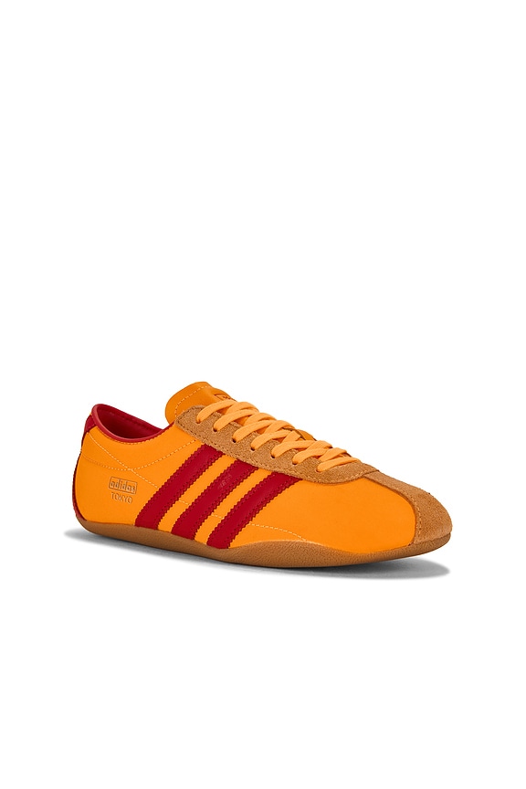 view 2 of 6 Tokyo Sneaker in Lucid Tangerine, Semi Lucid Red & Gold Metallic