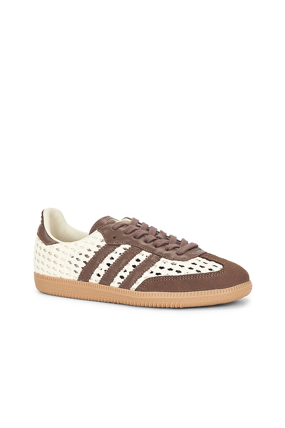 view 2 of 7 ZAPATILLA DEPORTIVA SAMBA OG in Crew White, Earth Strata & Gold Metallic