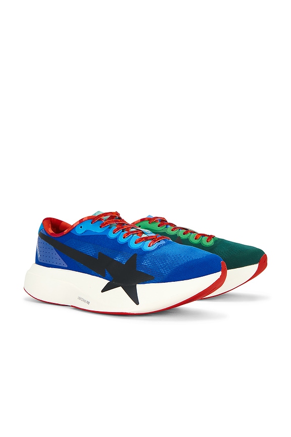 view 1 of 10 SNEAKERS ADIZERO EVO SL BAPE HOME in Blue, Green & Red