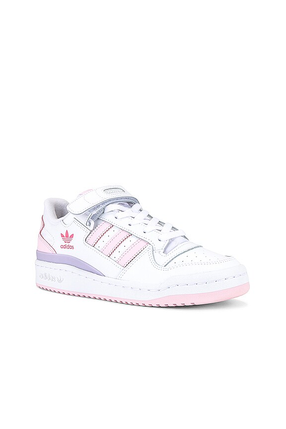 view 2 of 6 Forum Low Sneaker in White, Clear Pink and Rose Tone