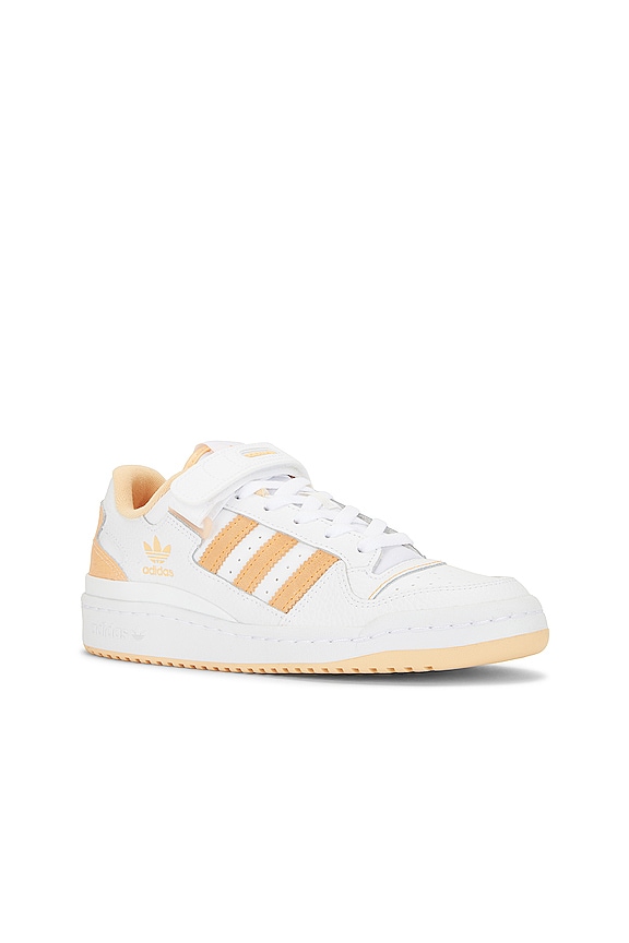 view 2 of 6 Forum Low Sneaker in White & Orange Rust
