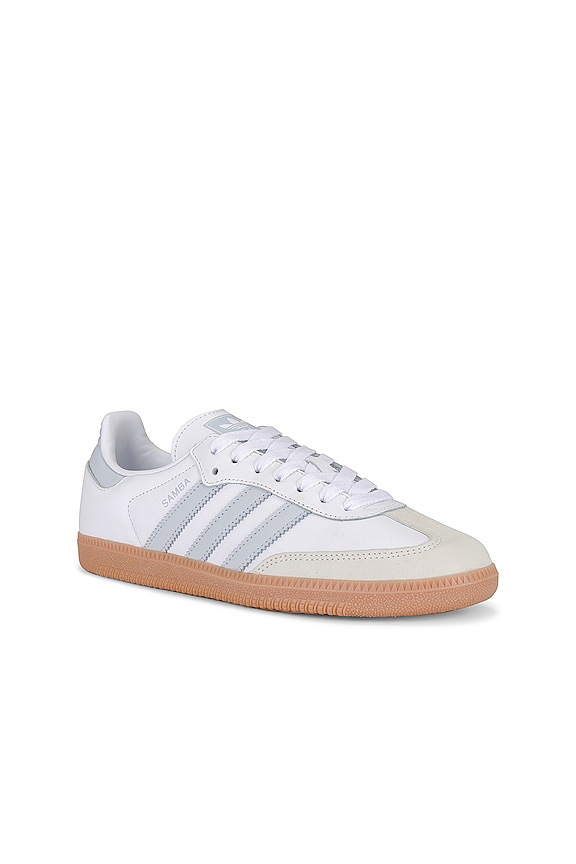 view 2 of 7 SAMBA 스니커즈 in Cloud White, Halo Blue, & Off White