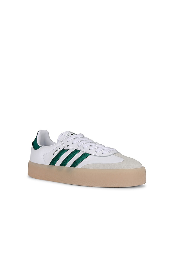 view 2 of 6 SNEAKERS SAMBAE in White & Collegiate Green