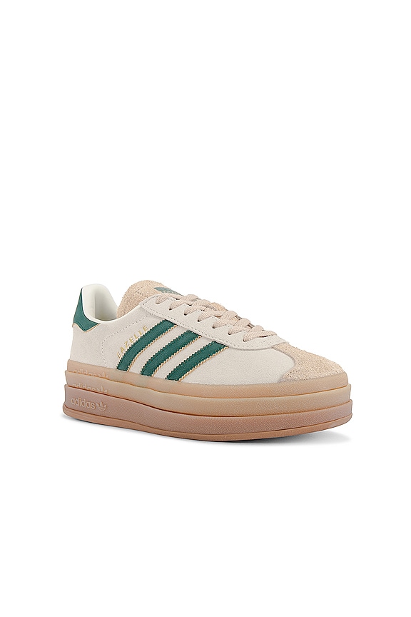 view 2 of 6 ZAPATILLA DEPORTIVA GAZELLE BOLD in Cream White, Collegiate Green, & Magic Beige