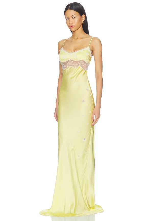 view 2 of 4 Arlette Hand Beaded Dress in Pistachio