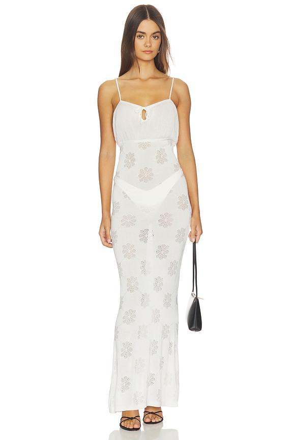 view 1 of 3 Cecilia Maxi Dress in Venetian White
